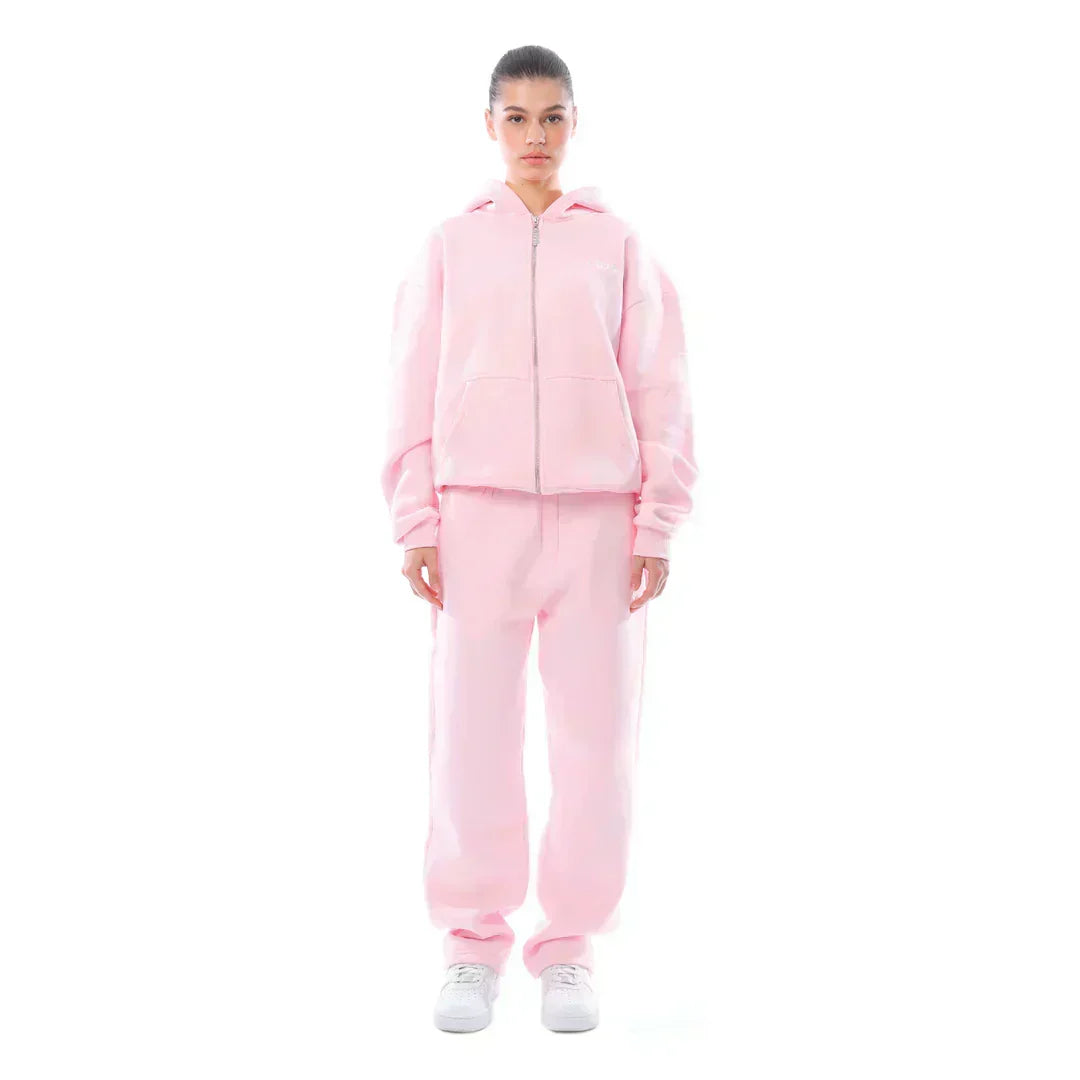 OPEN LEG JOGGER PINK