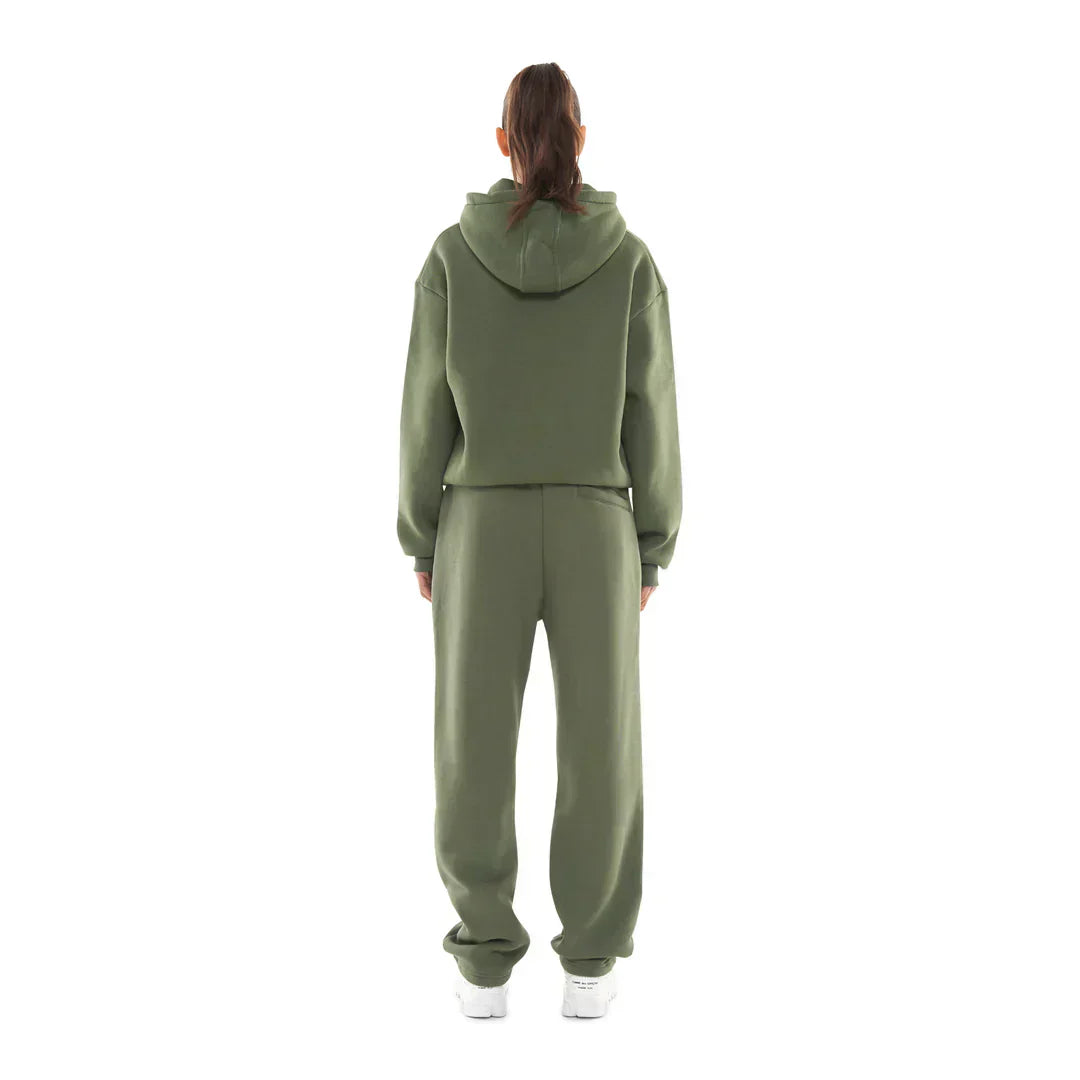 OPEN LEG JOGGER BRONZE GREEN