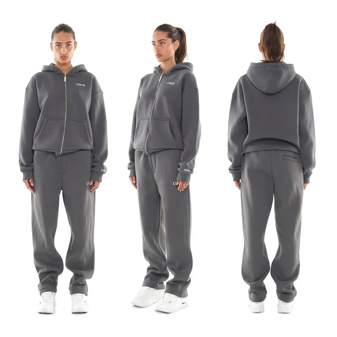 OPEN LEG JOGGER ANTHRAZIT