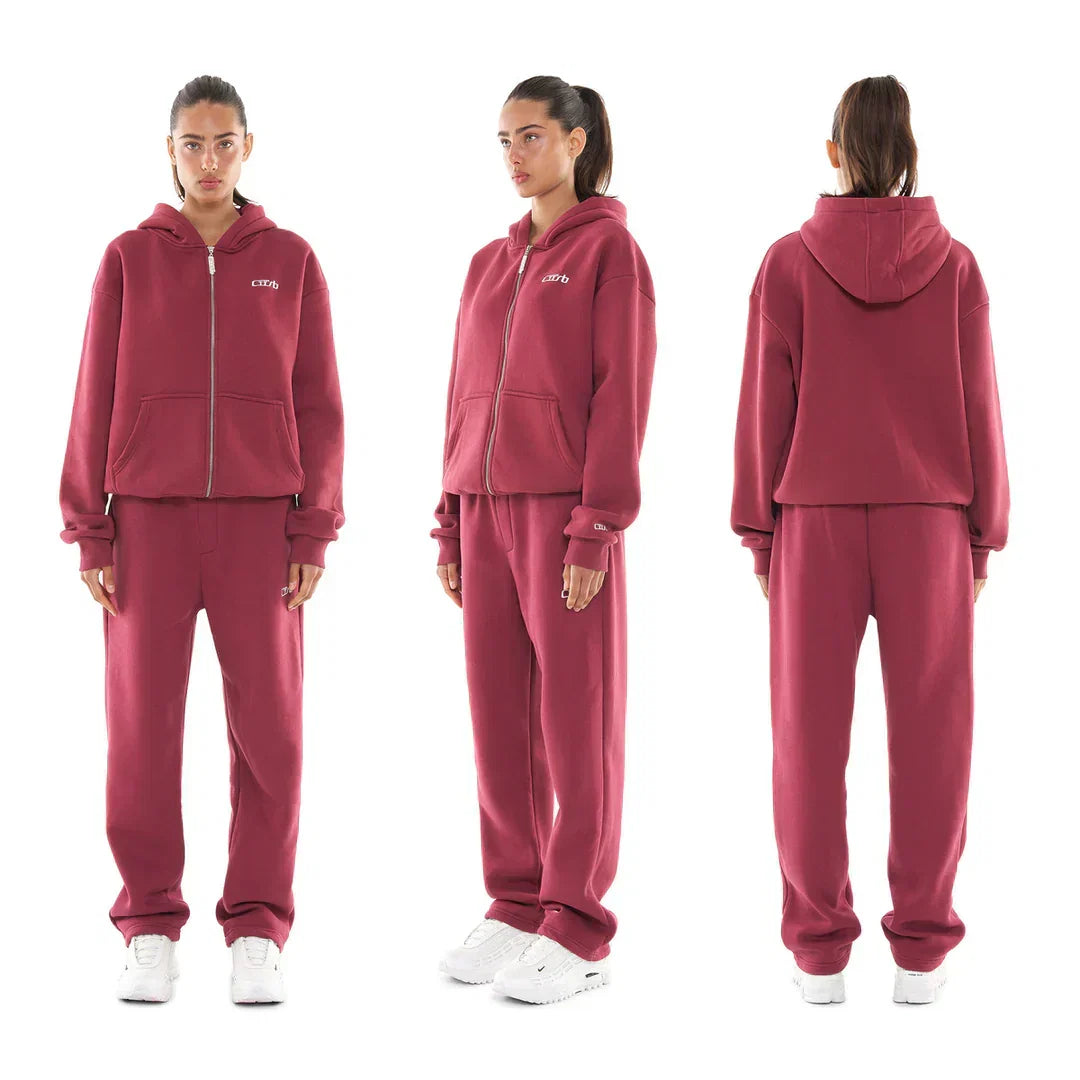 ZIP-UP RICH RED
